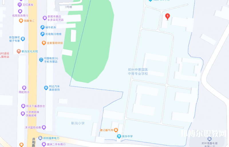 鄭州仲景國醫(yī)中等專業(yè)學(xué)校地址，乘車路線