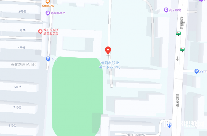 濮陽油田職業(yè)中等專業(yè)學(xué)校地址，乘車路線