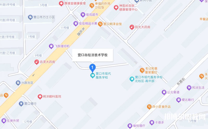 營口市經(jīng)濟技術學校地址，乘車路線